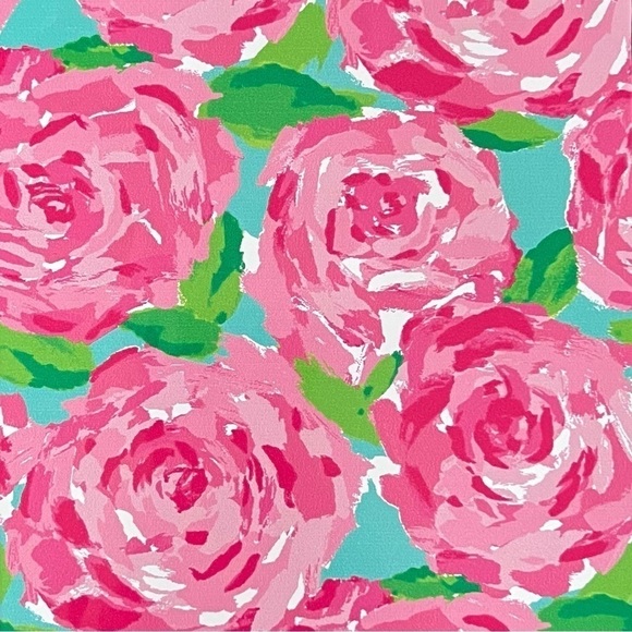 Lilly Pulitzer Fancy Poodle Decal, Original Design in Pink Roses 6โx5โ - Picture 2 of 7